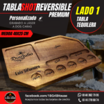 Tabla Shot Reversible 2 en 1 Premium